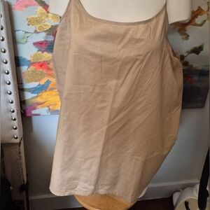 Tan Tank Top Layering Piece